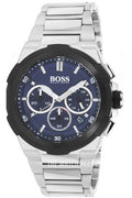 Buy Hugo Boss Chronograph Quartz Stainless Steel Blue Dial 46mm Watch for Men - 1513360 in Pakistan