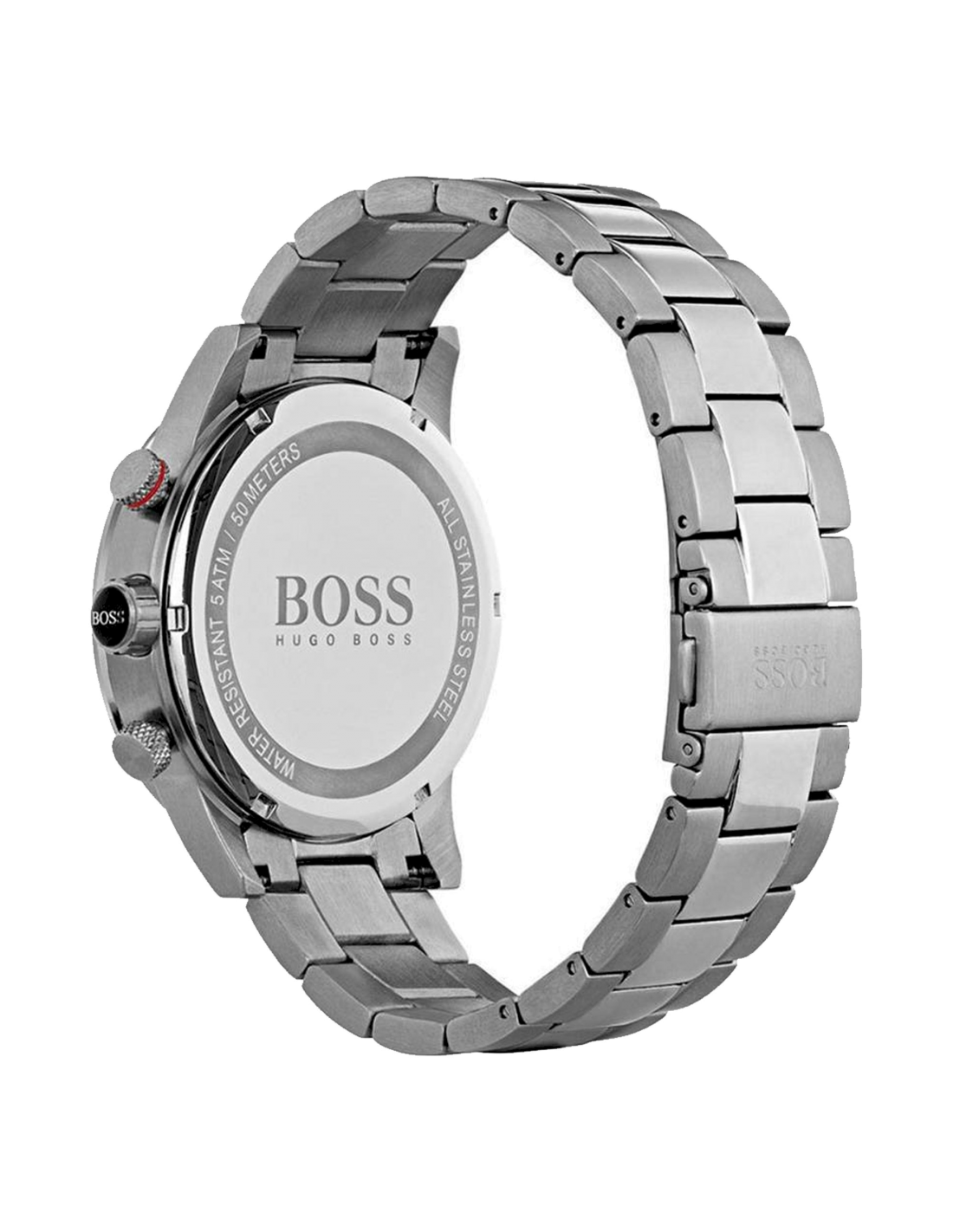 Buy Hugo Boss Mens Chronograph Quartz Rafale Stainless Steel Black Dial 44mm Watch - 1513509 in Pakistan