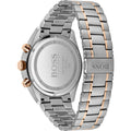 Buy Hugo Boss Mens Chronograph Champion Silver Stainless Steel Black Dial 44mm Watch - 1513819 in Pakistan