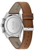 Buy Hugo Boss Men’s Quartz Leather Strap White Dial 44mm Watch 1513879 in Pakistan