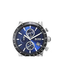 Buy Hugo Boss Mens Chronograph Quartz Rafale Silver Stainless Steel Blue Dial 43mm Watch - 1513510 in Pakistan