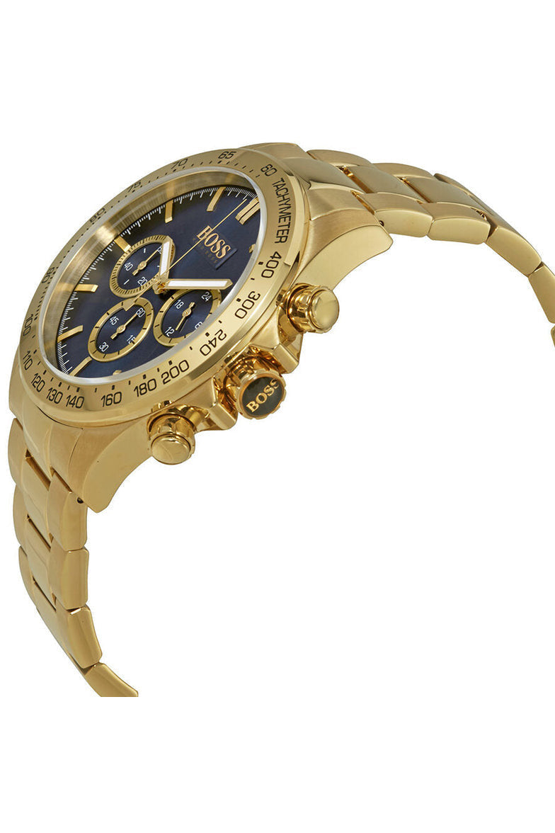 Buy Hugo Boss Men’s Chronograph Quartz Stainless Steel Blue Dial 44mm Watch 1513340 in Pakistan
