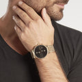 Buy Hugo Boss Mens Chronograph Quartz Integrity Stainless Steel Black Dial 43mm Watch - 1513781 in Pakistan