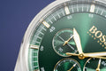Buy Hugo Boss Mens Quartz Pioneer Stainless Steel Green Dial 44mm Watch - 1513868 in Pakistan