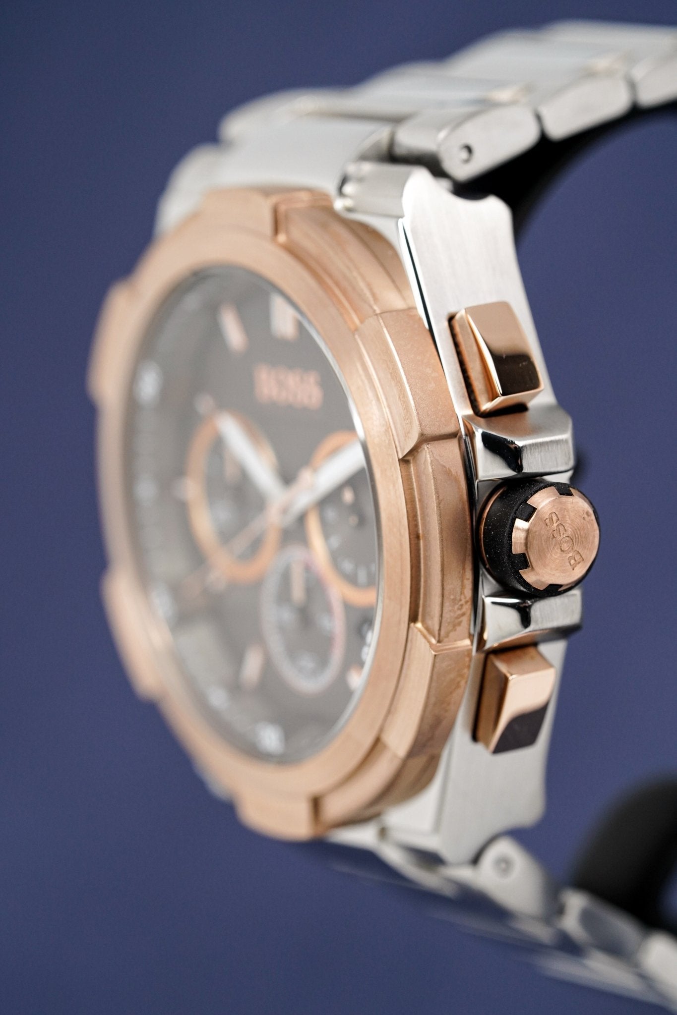 Buy Hugo Boss Chronograph Quartz Stainless Steel Grey Dial 45mm Watch for Men - 1513362 in Pakistan