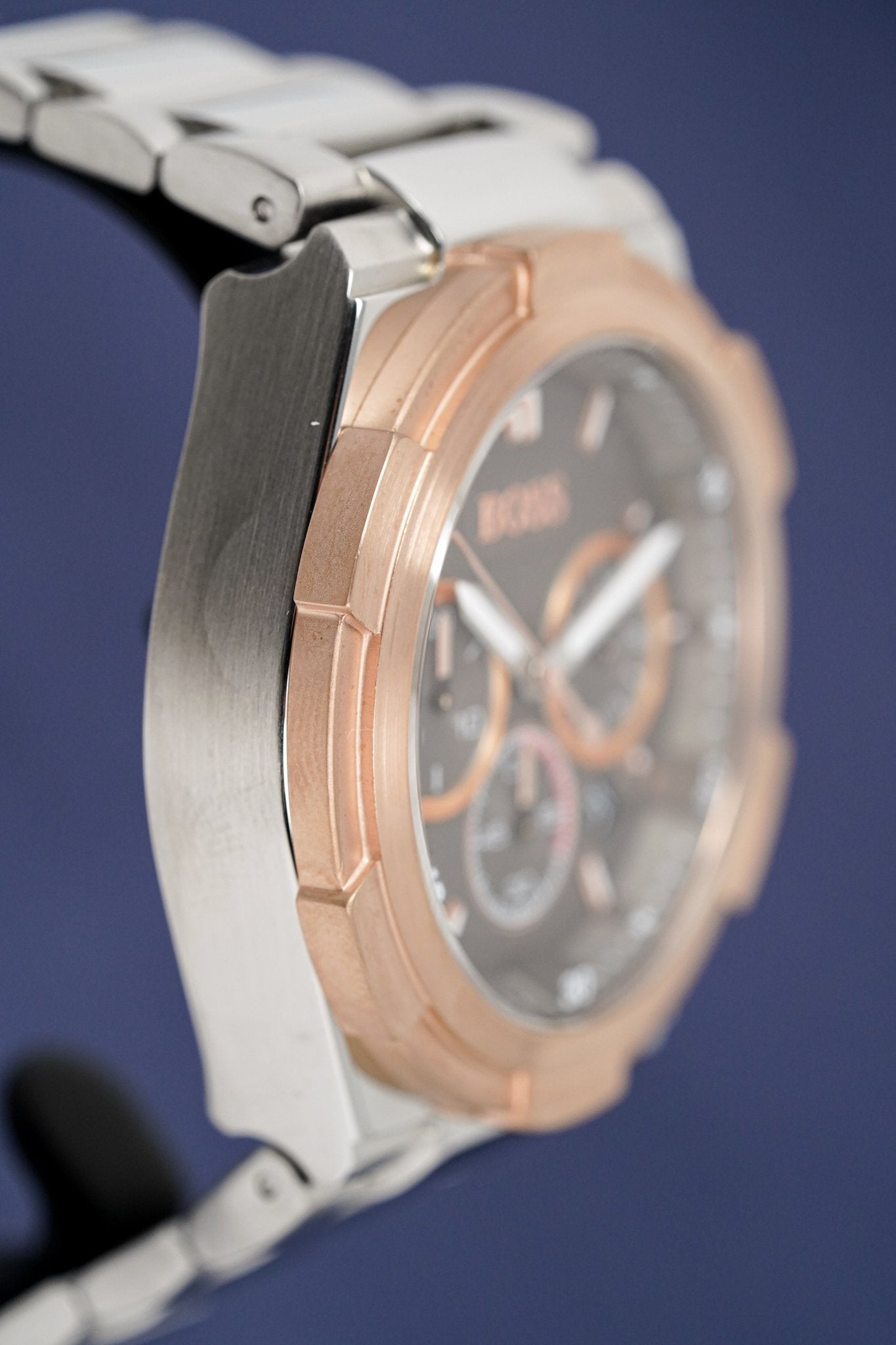 Buy Hugo Boss Chronograph Quartz Stainless Steel Grey Dial 45mm Watch for Men - 1513362 in Pakistan