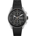 Buy Hugo Boss Chrono Volane Dial Black Silicone Watch for Men - 1513953 in Pakistan