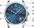 Buy Hugo Boss Quartz Silver Stainless Steel Blue Dial 42mm Watch for Men - 1513434 in Pakistan