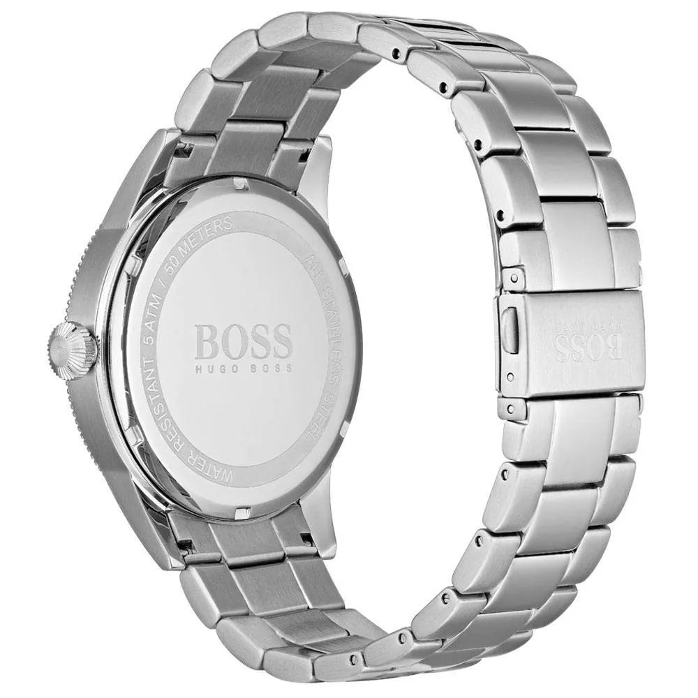 Buy Hugo Boss Chronograph Quartz Stainless Steel Black Dial 44mm Watch for Men - 1513671 in Pakistan