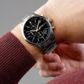 Buy Hugo Boss Mens Chronograph Champion Silver Stainless Steel Black Dial 44mm Watch - 1513819 in Pakistan