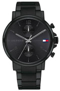 Buy Tommy Hilfiger Mens Quartz Stainless Steel Black Dial 44mm Watch - 1710414 in Pakistan