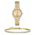 Buy Michael Kors Womens Quartz Darci Gold Stainless Steel Gold Dial 35mm Watch - Mk4513 in Pakistan
