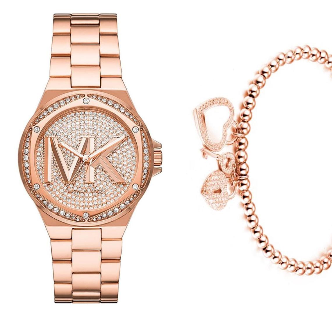 Buy Michael Kors Womens Quartz Stainless Steel Rose Gold Dial 37mm Watch - Mk7230 in Pakistan