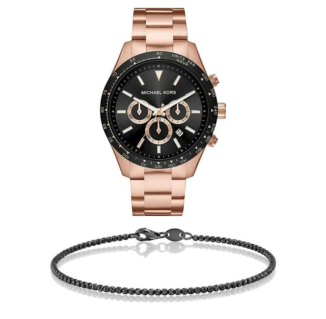 Buy Michael Kors Men’s Quartz Stainless Steel Black Dial 45mm Watch - MK8824 in Pakistan