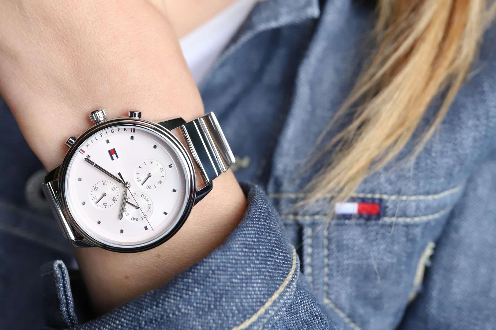 Buy Tommy Hilfiger Quartz Stainless Steel Pink Dial 38mm Watch for Women - 1781904 in Pakistan