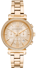 Buy Michael Kors Womens Quartz Chronograph Stainless Steel Gold Dial 39mm Watch - Mk6559 in Pakistan
