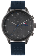 Buy Tommy Hilfiger Quartz Leather Strap Grey Dial 44mm Watch for Men - 1791578 in Pakistan