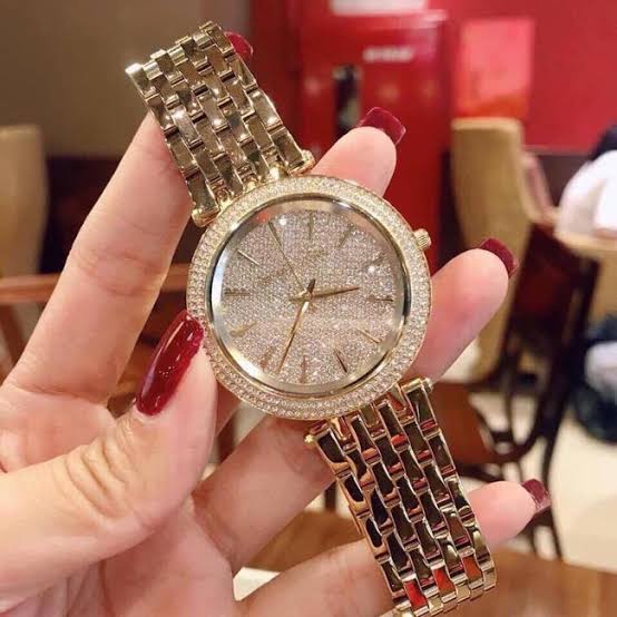 Buy Michael Kors Womens Quartz Darci Stainless Steel Gold Dial 39mm Watch - Mk3438 in Pakistan