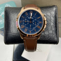 Buy Fossil Men's Quartz Brown Leather Strap Blue Dial 44mm Watch FS5268 in Pakistan
