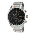 Buy Hugo Boss Mens Chronograph Quartz Grand Prix Stainless Steel Black Dial 44mm Watch - 1513473 in Pakistan