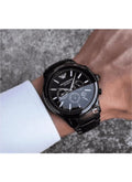 Buy Emporio Armani Mens Chronograph Quartz Stainless Steel Black Dial 43mm Watch - Ar1452 in Pakistan