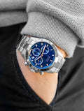 Buy Hugo Boss Mens Chronograph Hero Sport Stainless Steel Blue Dial 45mm Watch - 1513755 in Pakistan