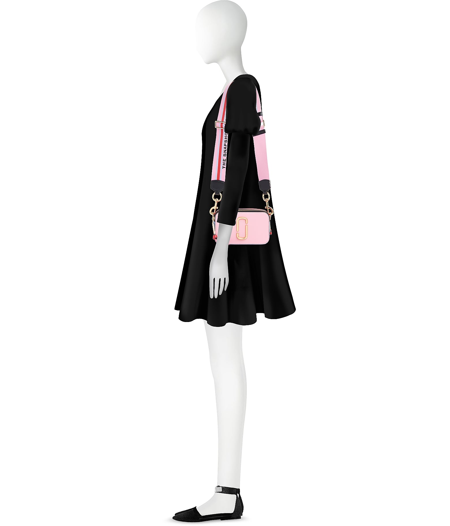 Buy Marc Jacobs The Snap Shot Bag Small - Tarte Pink Multi in Pakistan