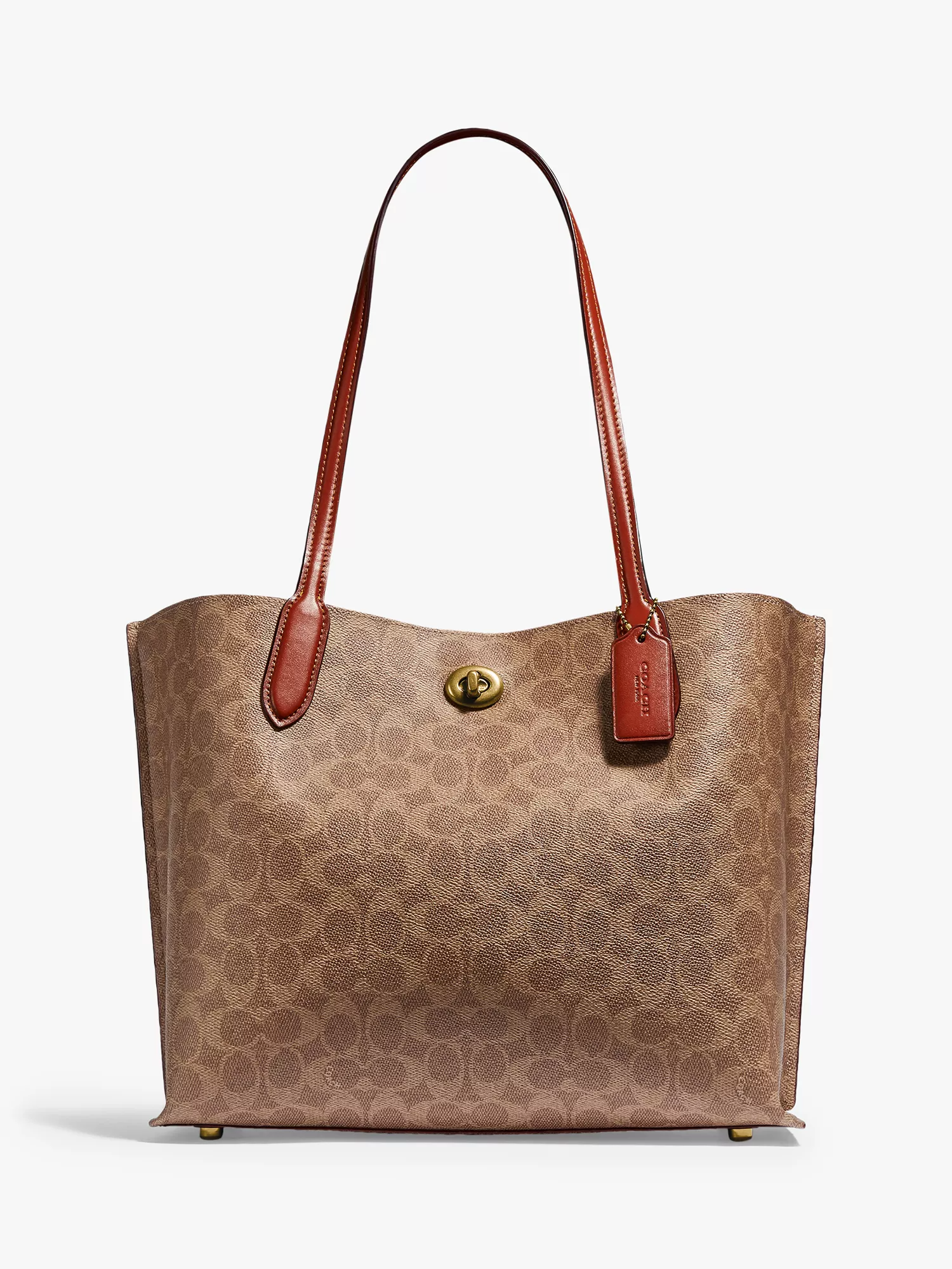 Buy Coach Willow Tote Bag Large - Tan Rust in Pakistan
