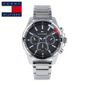 Buy Tommy Hilfiger Mens Quartz Silver Stainless Steel Black Dial 45mm Watch - 1791936 in Pakistan