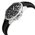 Buy Men's Chronograph Quartz Black Silicone Strap Black Dial 44Mm Watch in Pakistan