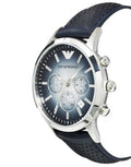 Buy Emporio Armani Men’s Quartz Leather Strap Blue Dial 43mm Watch - AR2473 in Pakistan
