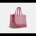 Buy Coach Dempsey Carryall In Signature Jacquard With Stripe And Coach Patch Bag Large - Denim Pink in Pakistan