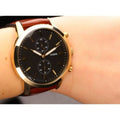 Buy Fossil Men's Chronograph Leather Band Black Dial Watch FS5338 in Pakistan