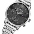 Buy Tommy Hilfiger Mens Quartz Silver Stainless Steel Black Dial 44mm Watch - 1710413 in Pakistan