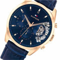 Buy Tommy Hilfiger Mens Quartz Leather Strap Blue Dial 44mm Watch - 1710451 in Pakistan