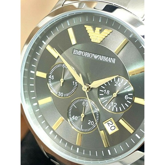 Buy Emporio Armani Men's Quartz Stainless Steel 43mm Watch AR11047 in Pakistan