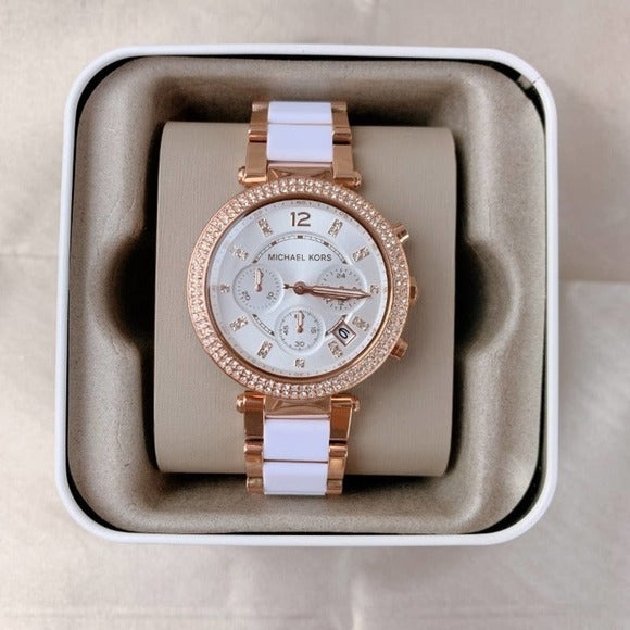 Buy Michael Kors Womens Quartz Stainless Steel White Dial 38mm Watch - Mk5774 in Pakistan