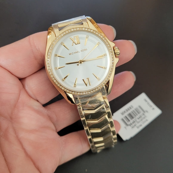 Buy Michael Kors Womens Quartz Whitney Stainless Steel White Dial 38mm Watch - Mk6693 in Pakistan