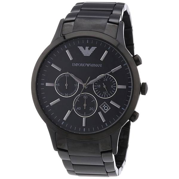 Buy Emporio Armani Mens Quartz Stainless Steel Black Dial 43mm Watch - Ar2453 in Pakistan