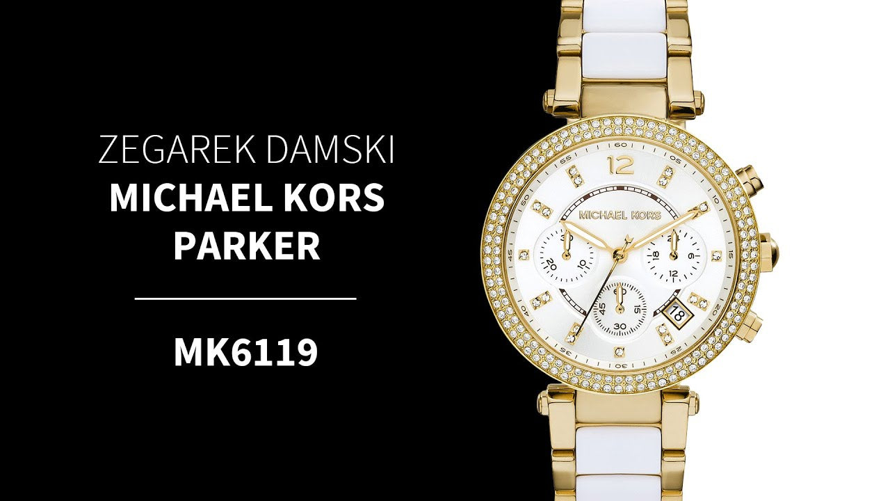 Buy Michael Kors Womens Quartz Parker Stainless Steel White Dial 39mm Watch - Mk6119 in Pakistan
