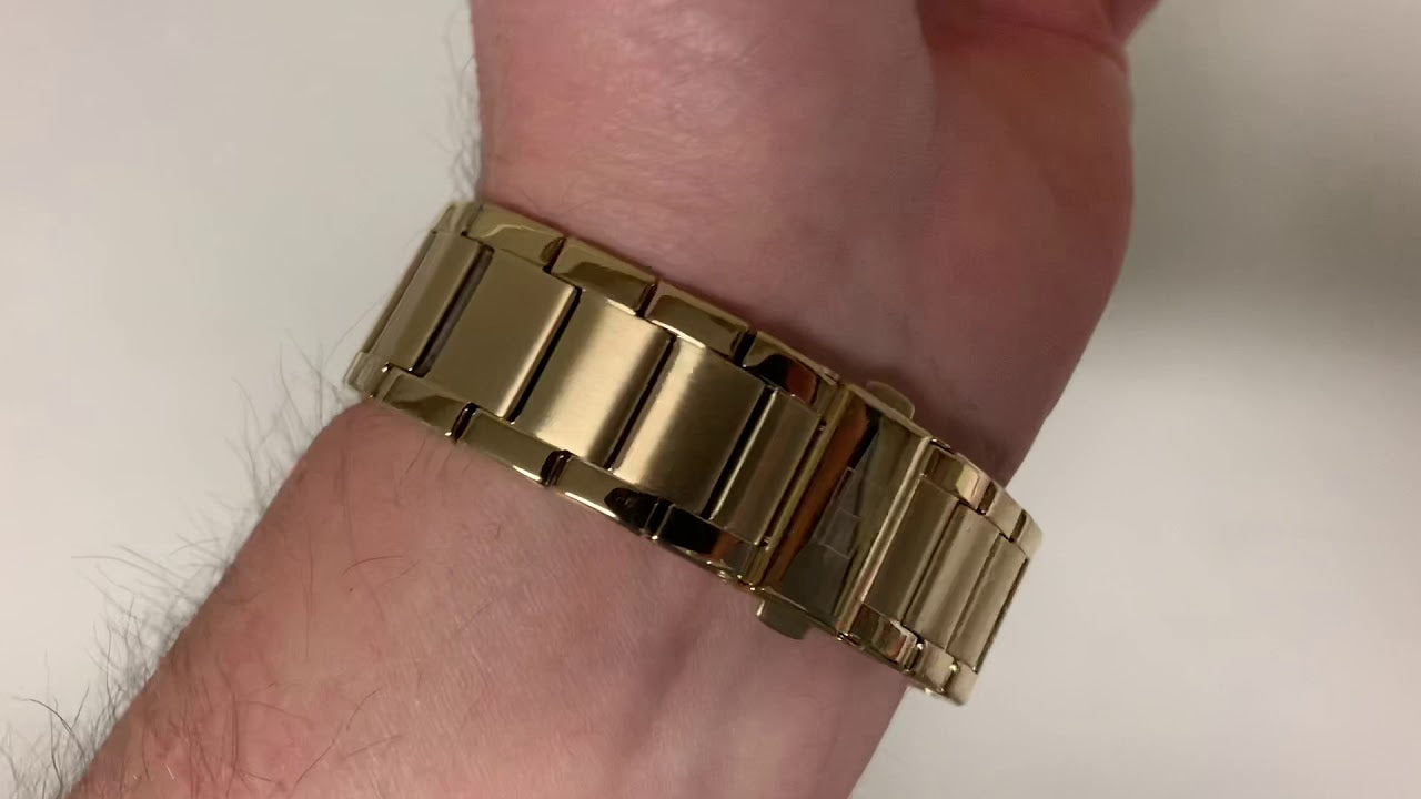 Buy Tommy Hilfiger Mens Quartz Gold Stainless Steel Gold Dial 44mm Watch - 1710415 in Pakistan