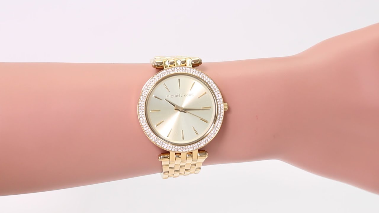Buy Michael Kors Quartz Stainless Steel Gold Dial 39mm Watch for Women- Mk3191 in Pakistan