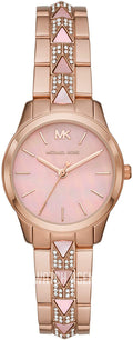 Buy Michael Kors Womens Quartz Runway Stainless Steel Pink Dial 28mm Watch - Mk6856 in Pakistan