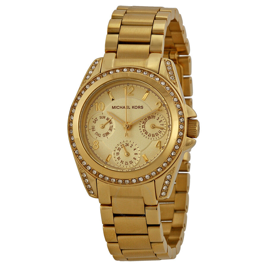 Buy Michael Kors Womens Quartz Blair Gold Stainless Steel Light Champagne Dial 33mm Watch - Mk5639 in Pakistan