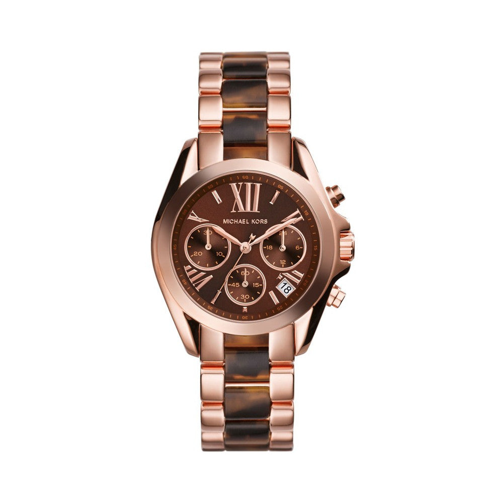 Buy Michael Kors Womens Quartz Chronograph Stainless Steel Brown Dial 36mm Watch - Mk5944 in Pakistan