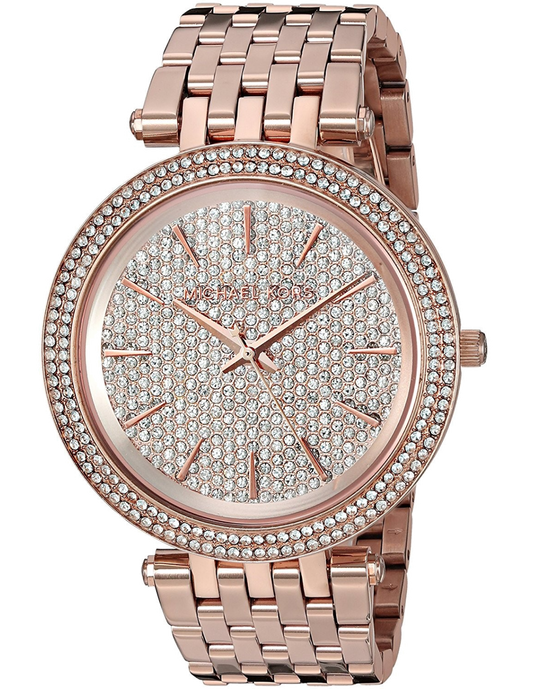 Buy Michael Kors Womens Quartz Darci Stainless Steel Rose Gold Dial 39mm Watch - Mk3439 in Pakistan