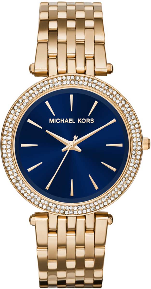 Buy Michael Kors Womens Quartz Darci Gold Stainless Steel Blue Dial 39mm Watch - Mk3406 in Pakistan