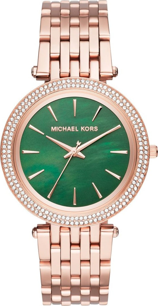 Buy Michael Kors Ladies Watch Green Dial Rose Gold Stainless Steel - MK3552 in Pakistan
