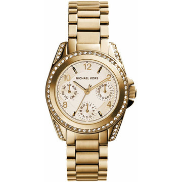 Buy Michael Kors Womens Quartz Blair Gold Stainless Steel Light Champagne Dial 33mm Watch - Mk5639 in Pakistan