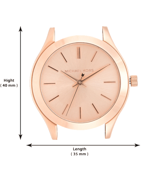 Buy Michael Kors Women’s Quartz Stainless Steel Rose Gold Dial 33mm Watch - MK3513 in Pakistan